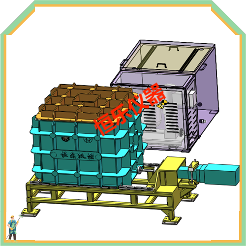 煤层开采相似模拟试验系统